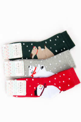 Шкарпетки дитячі махрові (зима) 20 см